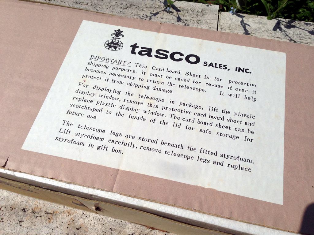 Tasco 6TE Refraktor 50/600mm