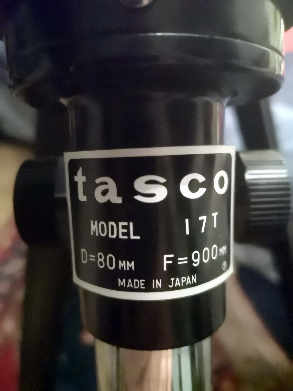 Tasco 17-T Refraktor 80/900mm
