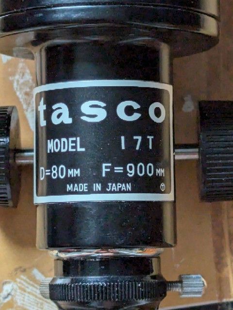 Tasco 17-T Refraktor 80/900mm