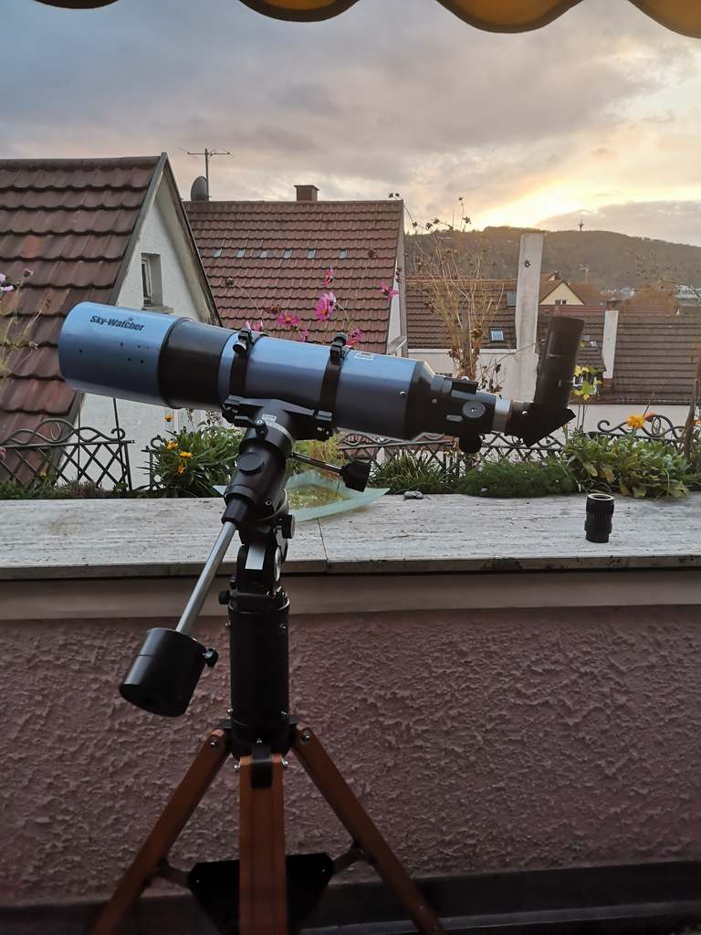 Der kurze Dicke: "Skywatcher"-Refraktor 150/750mm