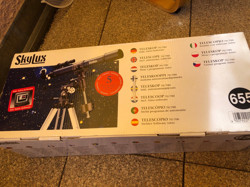 Das "Lidlscope" - 70/700mm Refraktor
